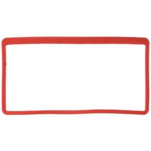 ブレイス シリコンナンバーフレーム レッド BX-432