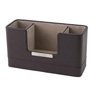 茶谷産業 リモコンラック ブラウン 高さ12×幅21×奥行8cm