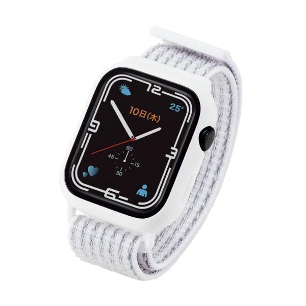 エレコム Apple Watch (アップルウォッチ) ケース カバー バンド一体型 45mm (A...