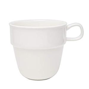 TAMAKI マグカップ フォルテモア ホワイト 直径8.5×高さ8.4cm 340ml 電子レンジ 食洗機 オーブン対応 軽量強化磁