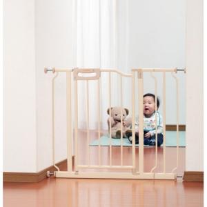 グリーンライフ ベビーゲートプラス 幅69~93×奥行5×高さ69cm オートクローズ CSP-W93 クリーム