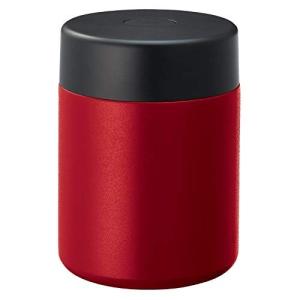 Zalatto スープポット 真空断熱 スープジャー 保温 ステンレス フードポット 400ml レッド (メンズ ライク おしゃ