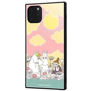 イングレム iPhone 11 Pro Max ケース, カバー ムーミン 耐衝撃 ストラップ ホール付き ハイブリッドケース KAKU /コ