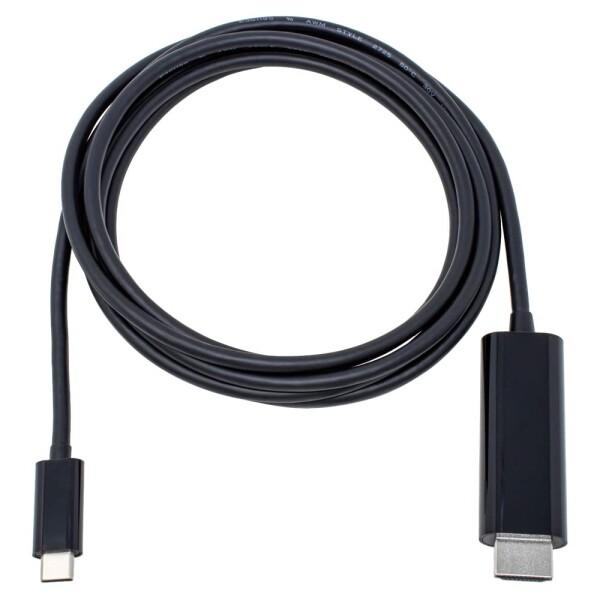 アイネックス USB-C - HDMIケーブル 4K60Hz対応 2ｍ AMC-CHD20