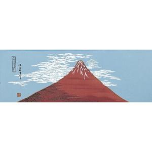 三陽商事 浮世絵 浮世絵手拭 赤富士 29-061008 約100×35cm