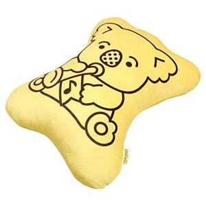 MORIPiLO モリシタ コアラのマーチ クッション 45cm ふわふわ もこもこ ダイカット まゆげコアラ ベージュ