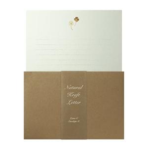 包む レターセット クローバー ナチュラルクラフト TL072