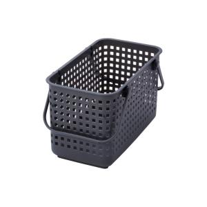 ライクイット  ランドリー 洗濯 収納 持ち手付き スタッキング可能 ランドリーバスケット  グレー LBB