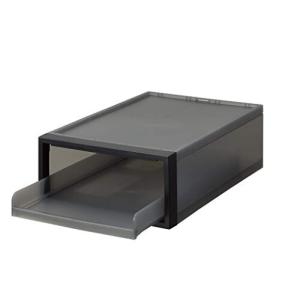 ライクイット  収納ケース クローゼットシステム トレー S 幅32x奥50.5x高16.1cm ブラック CS-T4 クローゼッ