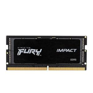 キングストンテクノロジー Kingston FURY ノートPC用メモリ DDR5 4800MT/秒 32GB×1枚 Kingston FURY Impact インパクトCL38 1.1V