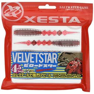 ゼスタ ビロードスター 4.5インチ #W037.CRM クリアレッドマーブルラメ
