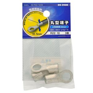 オーム電機 丸型端子 R22-10 3個入 DZ-R22-10/A3 09-2438 OHM