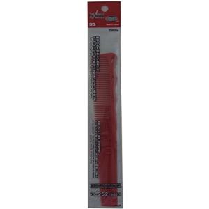 YSPARK Y.S.PARK  刈り上げコーム YS-252 レッド ヘアブラシ 1個