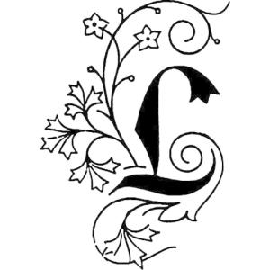 エルバン シーリングスタンプ 装飾アルファベットHB40012