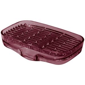ライクイット  ソープディッシュ 水が切れる シンク キャディ 幅14.3x奥8.8x高3.3cm ライラック 日本製
