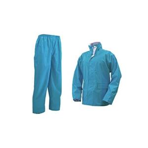 ノキサス ハリケーンレインスーツ EK-150 ターコイズ 3L