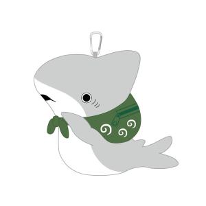 ポムモップ おでかけ子ザメ ぬいぐるみポーチ A W150×H180×D200mm ボア生地+刺繍 U9122F006