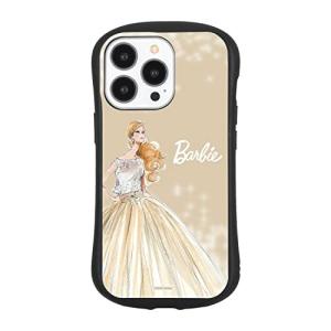 グルマンディーズ Barbie iPhone13 Pro 対応 ハイブリッドガラスケース ドレス BAR-26C