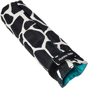 Hanna Hula 消臭タグ付テニスラケットグリップカバー ジラフブラック TNS-GRPD-11