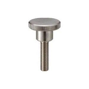 TRUSCO ローレットノブ 段付 オネジ スチール製 外径24×ネジM6 TKKBT-M6X30