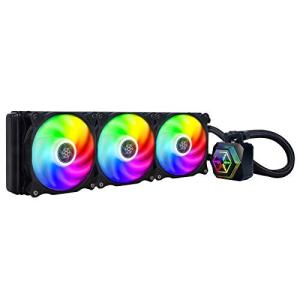 SilverStone RGB水冷クーラー 虹色12cmファンX3 SST-PF360-ARGB-V2