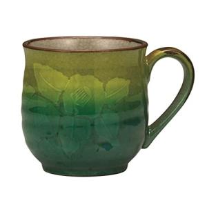 九谷焼いわたや 九谷焼マグカップ 銀山茶花 K7-856