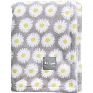現代百貨 Lampo フランネルブランケット デイジー GRAY 1000×1400mm A518GY