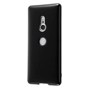 イングレム Xperia XZ3 TPU ケース カバー カラップ ブラック IN-RXZ3CP1/B