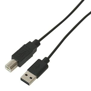 Digio2 USB2.0ケーブル A-B プリンタ接続 1.5m 両面挿しコネクタ ブラック 47469