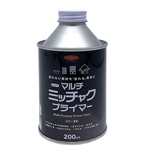 ニッペ 素地密着 塗装可能 上塗り万能 マルチミッチャクプライマー 200ml