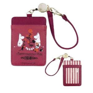 マリモクラフト Moomin mamma's Rose パスケース ピンク W8×H11×D0.5cm MOM-454
