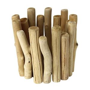 SPICE OF LIFE 流木風 ポット Sサイズ 鉢カバー 木製 ウッド ナチュラル 直径約14cm 天然素材 FXXF3081