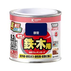 カンペハピオ ペンキ 塗料 油性 つやあり 高耐久 ウレタン樹脂 鉄 木部用 さび止め剤入り ウレタンガード 群