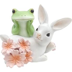 ダイカイ コポー ウサギと桜 5×3.7×3.4cm 73714