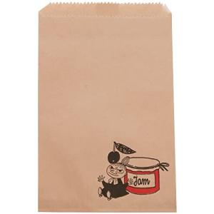 インディゴ MOOMIN リトルミイ 紙袋 平袋 フラットバッグS ジャム 10枚入り クラフト MP156