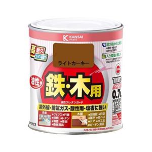 カンペハピオ ペンキ 塗料 油性 つやあり 高耐久 ウレタン樹脂 鉄 木部用 さび止め剤入り ウレタンガード ラ