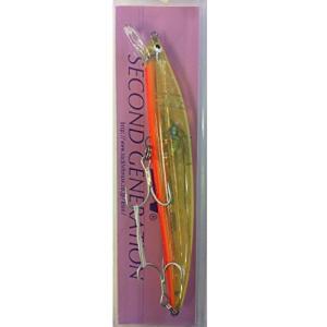 タックルハウス ミノー K-TEN セカンドジェネレーション K2F T:2 142mm 26.5g クリアHG チャート/オレンジ