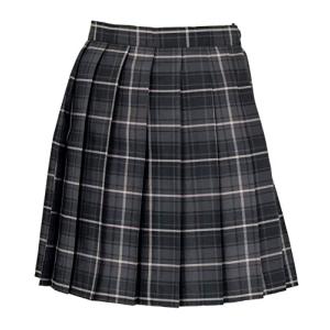 クリアストーン TeensEver コスプレ スカート レディース L チャコールグレー×ブラック