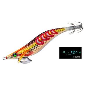 YO-ZURI エギ: アオリーQ サーチ ダブルグロー 2.5号 DLBW:06 ゴールドブラウン