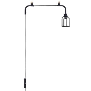 DRAW A LINE 007 Lamp ランプA ブラック 幅28cmx奥行き9.7cmx高さ32cm 横専用パーツ 001対応 D-LA-BK