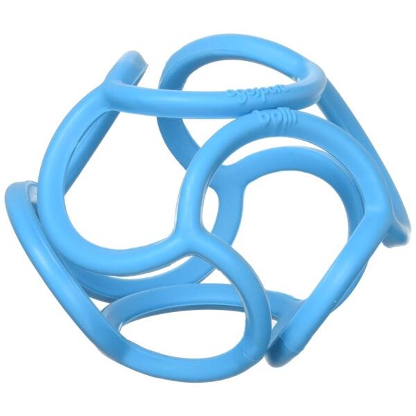 ボリィ はじめてボール 歯がため にぎって かじって ひっぱって 安心素材 ブルー