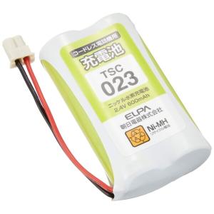 エルパ (ELPA) 電話機用充電池 パナソニック他同等品 電池パック 2.4V 600mAh ニッケル水素充電池 TSC-｜trafstore