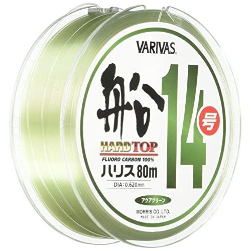 VARIVAS(バリバス) ハリス ハードトップ 船ハリス フロロカーボン 80m 14号 アクアグ...