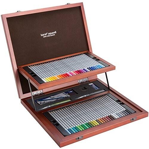 ステッドラー 色鉛筆 60色 水彩色鉛筆 カラトアクェレル クリエイティブボックス 125 W60-...