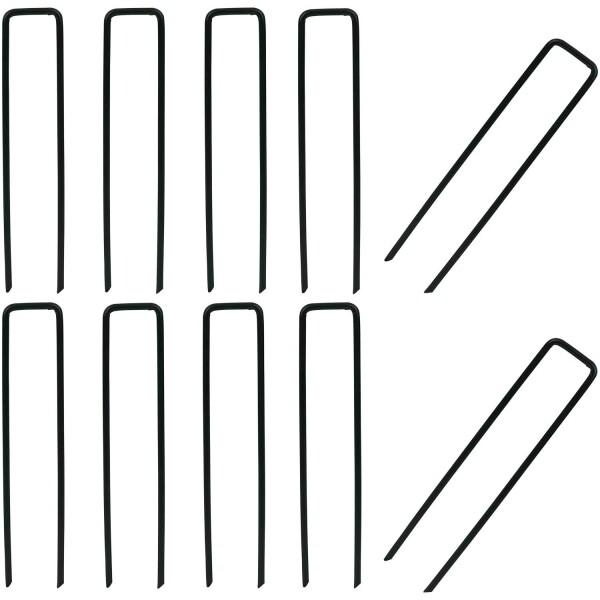 セフティー3 コの字ピン 防草シート・農業ビニール等の固定に 3.5×15cm 10個 10個入