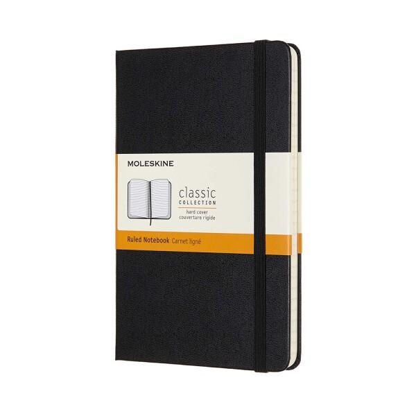 モレスキン クラシック ノートブック ハードカバー ミディアムサイズ ブラック 横罫 QP050