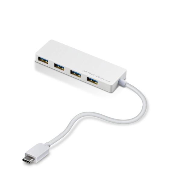 エレコム usbハブ USB3.1 Gen1 Type-C Aメス4ポート バスパワー 15cmケー...