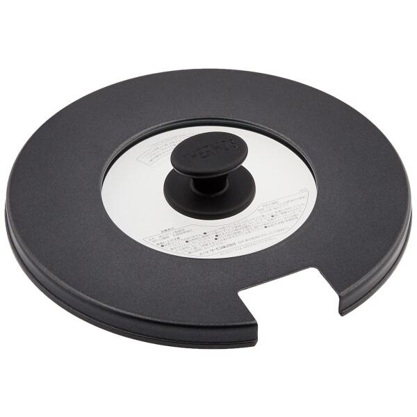 サーモス 取っ手のとれる鍋専用フタ 18cm対応 ブラック KLB-001 BK