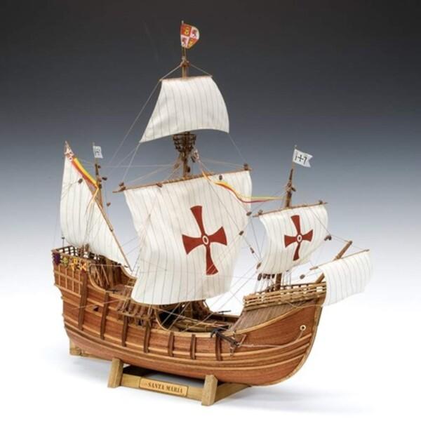 ウッディジョー 1/50 帆船 サンタマリア 木製模型 組み立てキット 4560134351660