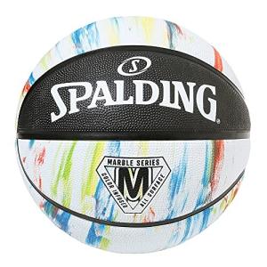 SPALDING(スポルディング) バスケットボール マーブル ブラック×ホワイト 6号球 84-413Z バスケ バス｜trafstore
